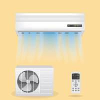 מערכת מיזוג מרכזית המורכבת מ-3 חלקים